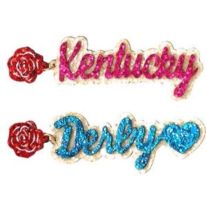 Kentucky Derby Drop Earrings